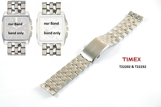 Timex Ersatzarmband T22202 & T22232 Chronograph Premium Collection - Original Ersatzband