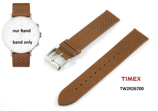 Timex Ersatzarmband TW2R26700 Weekender Chrono Ersatzband - 20mm multifit Leder