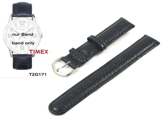 Timex Ersatzarmband T2G171 18mm Ersatzband universal passend dunkelblau Uhrband