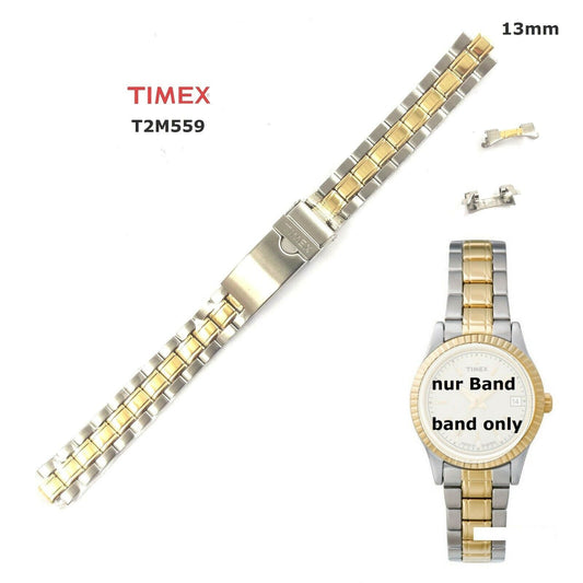 Timex Ersatzarmband T2M559 R Series CITY Damen - passt T2M558 & T2M560 - 13mm