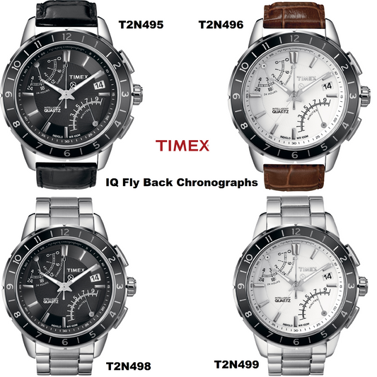 TIMEX Ersatzarmband T2N496 IQ Fly Back Chronograph SL Series 20mm Ersatzband