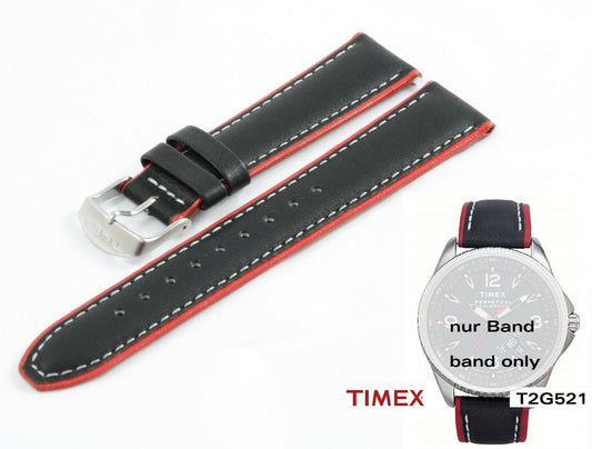 Timex Ersatzarmband T2G521 Ewiger Kalender fits T2G541 Ersatzband 20mm universal