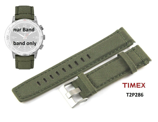 Timex Ersatzarmband T2P286 E-Compass IQ Original Ersatzband 22mm - T2N724 T49819