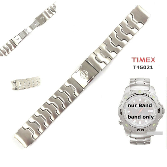 TIMEX Ersatzarmband T45021 EXPEDITION Dive Style - 20mm Edelstahlband