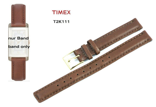 TIMEX Ersatzarmband T2K111 Rectangular Damen Ersatzband Original 12mm universal