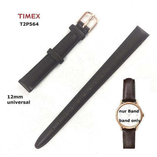 TIMEX Ersatzarmband T2P564 Easy Reader Damen - 12mm - passt universal - Leder