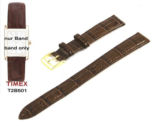 TIMEX Ersatzarmband T2B501 Damen Ersatzband Leder Original 14mm universal T2B491