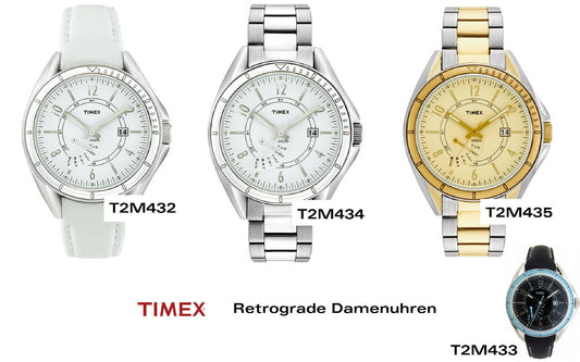 Timex Ersatzarmband für T2M435 Retrograde Damenuhr - Ersatzband - T2M432 T2M434