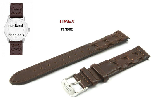 Timex Ersatzarmband T2N902 Weekender Damen - 16mm universal Ersatzband Leder