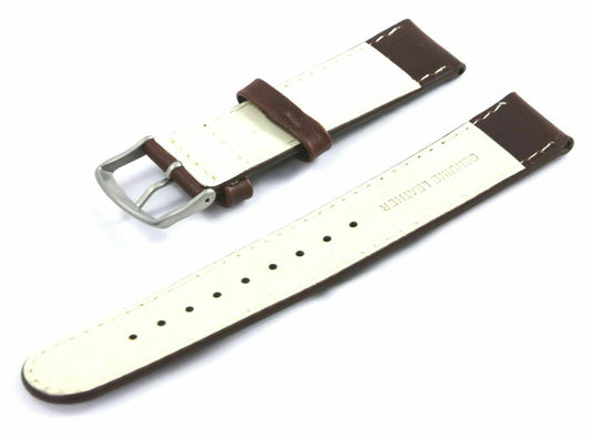 Timex Ersatzarmband T2D391 Ewiger Kalender hochwertiges Ersatzband Leder 20mm