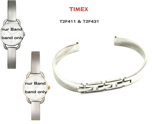 Timex Ersatzarmband T2F411 Damenuhren Edelstahl Spange Ersatzband - passt T2F431