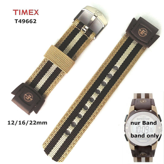 Timex Ersatzarmband T49662 Expedition Classic Original - Ersatzband Wechsel Band