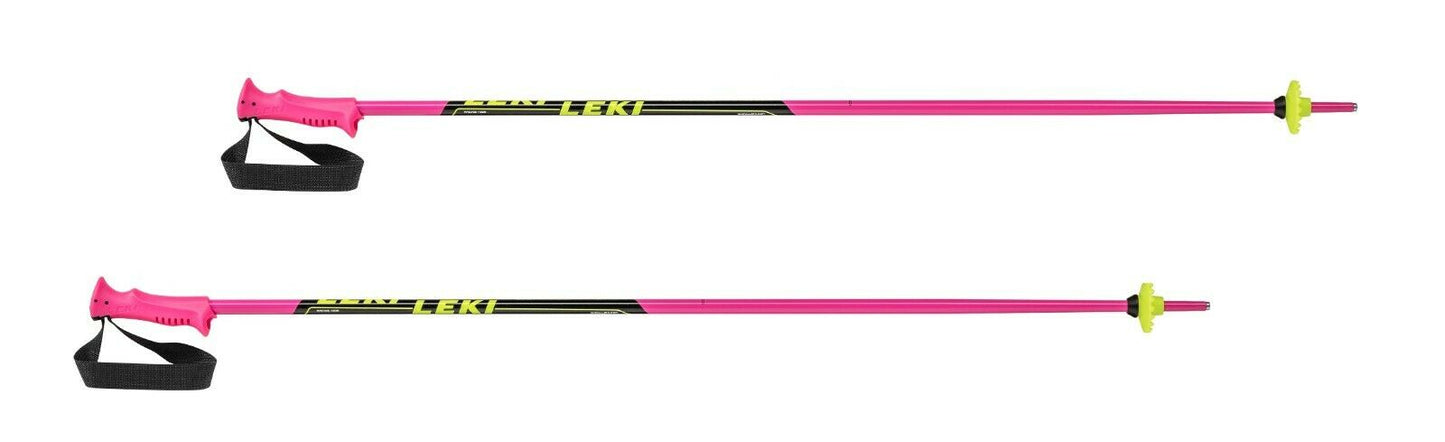 Leki Racing Kids Pink Edition Alpin Skistöcke Junior, Kinderskistöcke 80 - 105cm