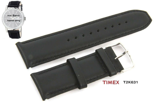 Timex Ersatzarmband T2K631 Ewiger Kalender Ersatzband Leder 22mm multifit T2K621