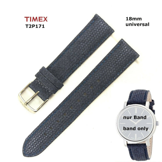 TIMEX Ersatzarmband T2P171 Originals Classic Round - Ersatzband 18mm universal