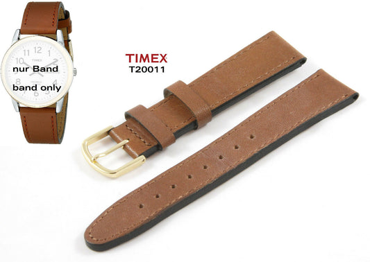 Timex Ersatzarmband T20011 Easy Reader Original 18mm Ersatzband Leder universal