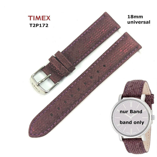 TIMEX Ersatzarmband T2P172 Originals Classic Round - Ersatzband 18mm universal