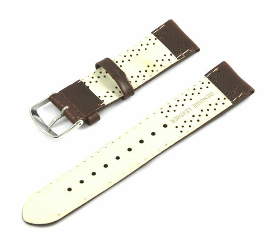 Timex Ersatzarmband T2J071 Ewiger Kalender 22mm Leder passt T2J081 T2J891 T2J881