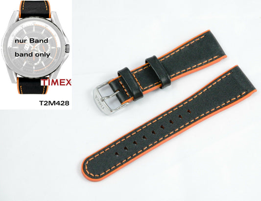 Timex Ersatzarmband T2M428 Retrograde T2M429 T2M430 T2M431 22mm Ersatzband Leder