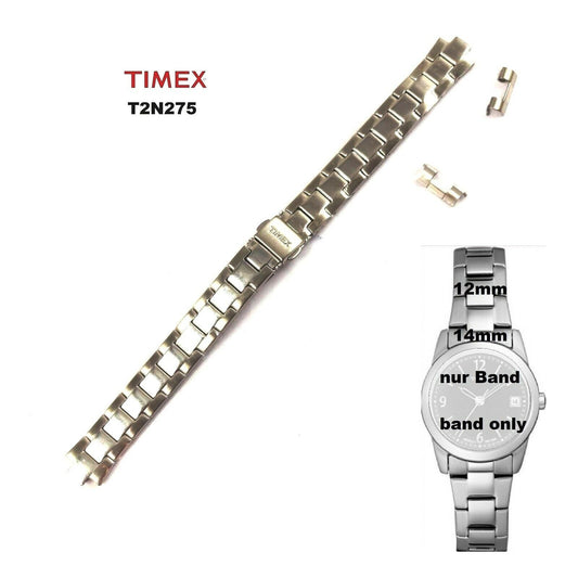 Timex Ersatzarmband T2N272 & T2N275 & T2N278 Damen Partneruhr fits T2N274 T2N277