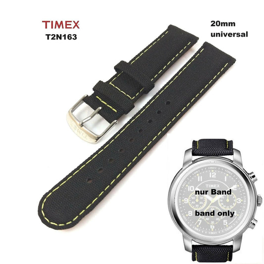 Timex Ersatzarmband T2N163 Milan Chronograph - passt zu T2N165 & T2N166 & T2N167