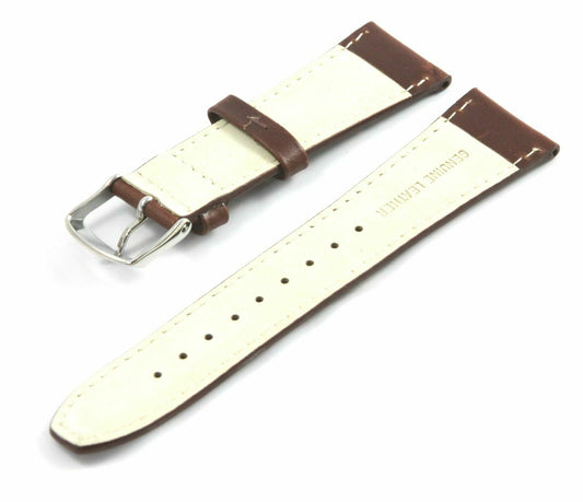 Timex Ersatzarmband T2D481 Ewiger Kalender hochwertiges Ersatzband Leder 24mm