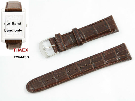 Timex Ersatzarmband T2M436 Rectangular Herren - Ersatzband 22mm - T2M439 T2M438