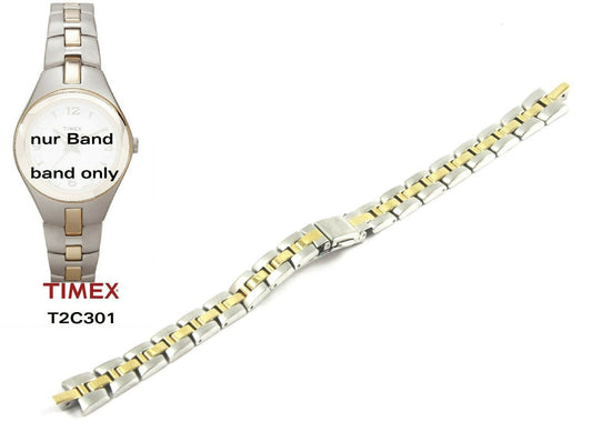 Timex Ersatzarmband T2C301 Classic Ersatzband Edelstahl 10/12/3mm T2C311 T2C291