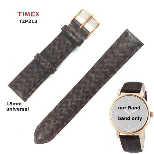 TIMEX Ersatzarmband T2P213 Originals Classic- Ersatzband Original 18mm universal