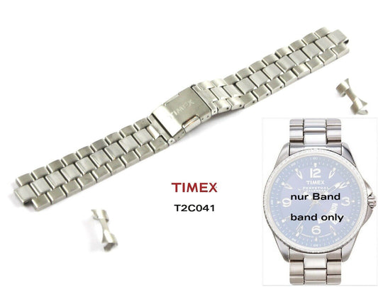 Timex Ersatzarmband T2C041 Ewiger Kalender passt T2G521 T2G531 T2G541 20mm Band