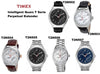 TIMEX Ersatzarmband T2N507 IQ T Series Ewiger Kalender - 20mm Edelstahl Uhr Band