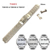 Timex Ersatzarmband T2N165 & T2N166 & T2N167 Milan Chronograph - passt zu T2N163